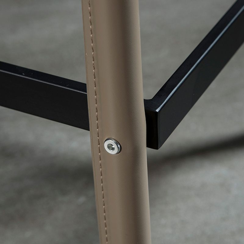 Coffee Shop Low Back Bar Stool Contemporary Leather Square Counter Chair Clearhalo 'Bar Furniture' 'Bar Stools' 'bar_stools' 'furn' 'furn_bar_stools' 'furniture_bar_stools' 'Kitchen & Dining Furniture' 'kitchen&dining_furn' 'kitchen' 'kitchen_furn' Furniture' 1200x1200_6fbc90b7-3a64-43f9-8846-3b099ce95703