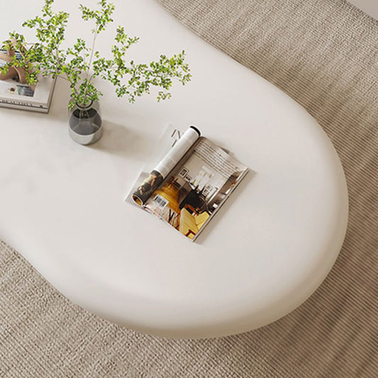 Scandinavian Free Form Coffee Table Wooden 4 Legs Cocktail Table