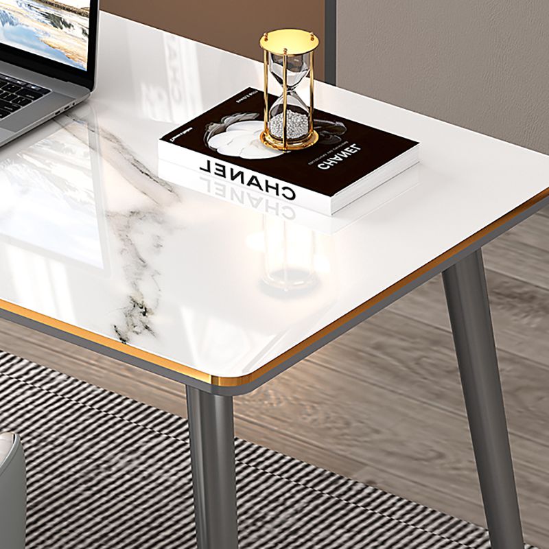 Hersteller Holz rechteckiger Büroschreibtisch Licht Luxus -Schreibtisch mit Schließfach