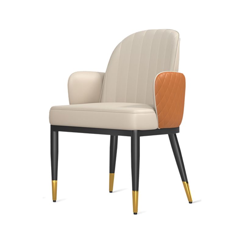 Minimalist Style Solid Back Dining Side Chairs Leather Dining Chairs for Kitchen Clearhalo ' kitchen&dining_furn' 'Dining Chairs' 'Dining Tables & Seating' 'dining_chair' 'furn' 'furn_dining_chair' 'Furniture' 'furniture_dining_chair' 'Kitchen & Dining Furniture' 'kitchen' 1200x1200_6fbfc0d5-e691-44cb-a2a9-f37877c9d3dd