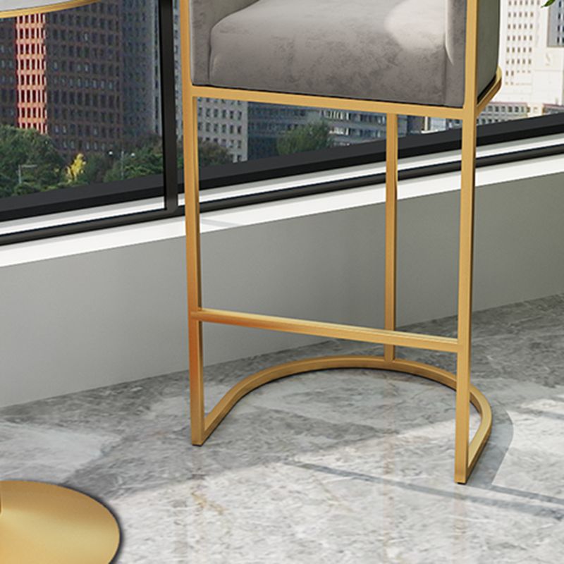 Sgabelli a secchio posteriore in stile nordico per sgabelli in tessuto imbottito in casa