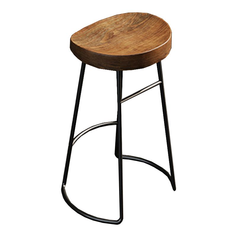 Juego de mesa de bar con base de caballete, mesa de bar y taburetes de madera maciza y metal, 1/3 piezas