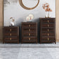 Glam Solid Wood Storage Chest Home Chest in Brown with Drawers Clearhalo 'Bedroom Furniture' 'Dressers & Chests' 'dressers_chests' 'furn' 'furn_dressers_chests' 'Furniture' 1200x1200_6fcb1197-4626-4dcd-ab0e-03b3408c1420