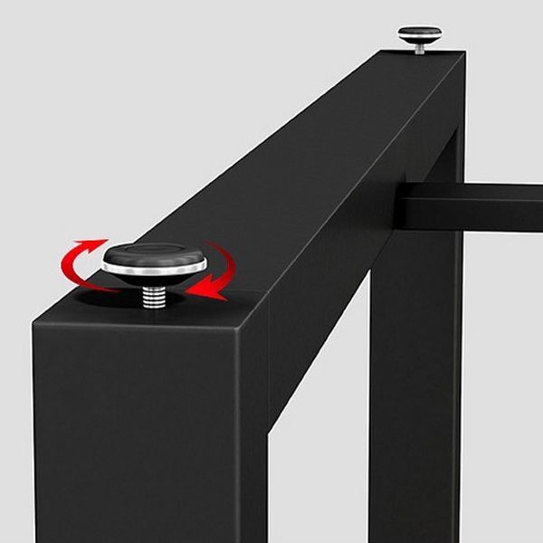 Natural Solid Wood Dining Collection Trestle Base Industrial Dining Table without Chair