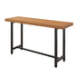 Modern Bar-height Table Solid Wood Top Table with Black Base Clearhalo 'Bar Furniture' 'Bar Tables' 'bar_tables' 'furn' 'furn_bar_tables' 'Furniture' 'Kitchen & Dining Furniture' 1200x1200_6fcc2e4a-9603-4dd9-a73e-b9697bf75e01
