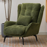 Modern Accent Chair Solid Color Corduroy Tufted Back Basic Four Leg Chair Clearhalo 'Accent Chairs' 'accent_chairs' 'Chairs & Seating' 'furn' 'furn_accent_chairs' 'Furniture' 'Living Room Furniture' 1200x1200_6fccc27b-3233-4c64-a96d-eef2e68f4e06