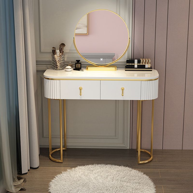 Wooden Vanity Desk Storage Box Vanity Makeup Vanity Set for Bedroom