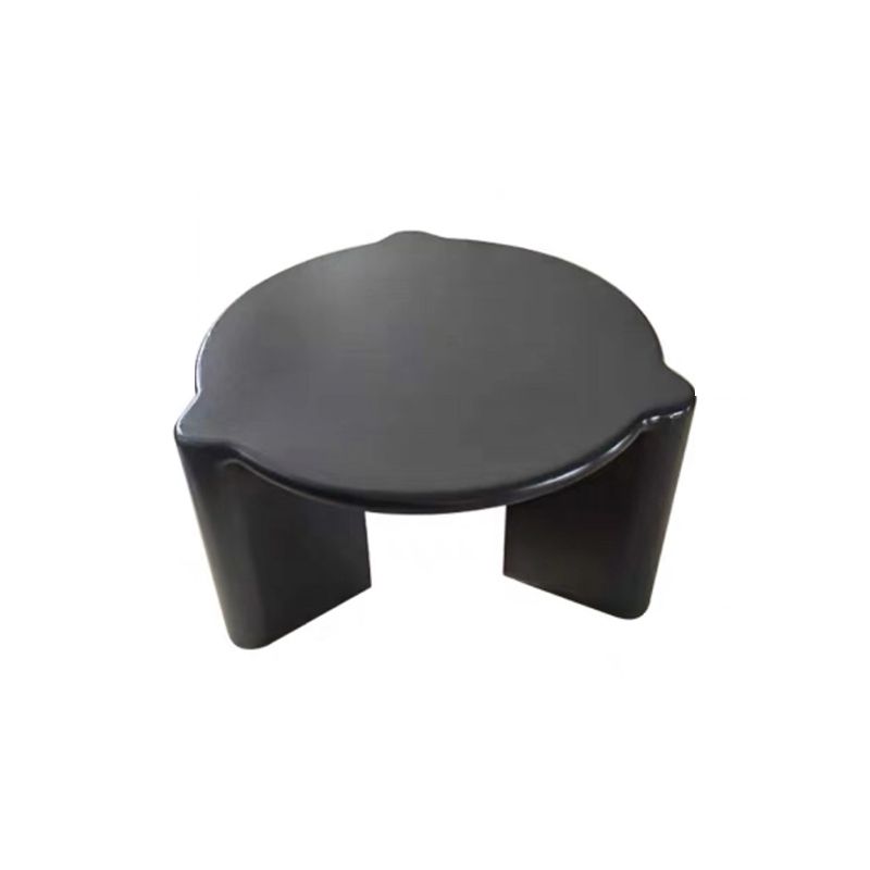 White Goose/black Oak Round Coffee Table with 3 legs Base Cocktail Table Clearhalo 'Coffee & Accent Tables' 'Coffee Tables' 'coffee_tables' 'furn' 'furn_coffee_tables' 'Furniture' 'furniture_coffee_tables' 'Living Room Furniture' 1200x1200_6fced3b6-b7b7-4bd7-908d-2f64ad5f228c