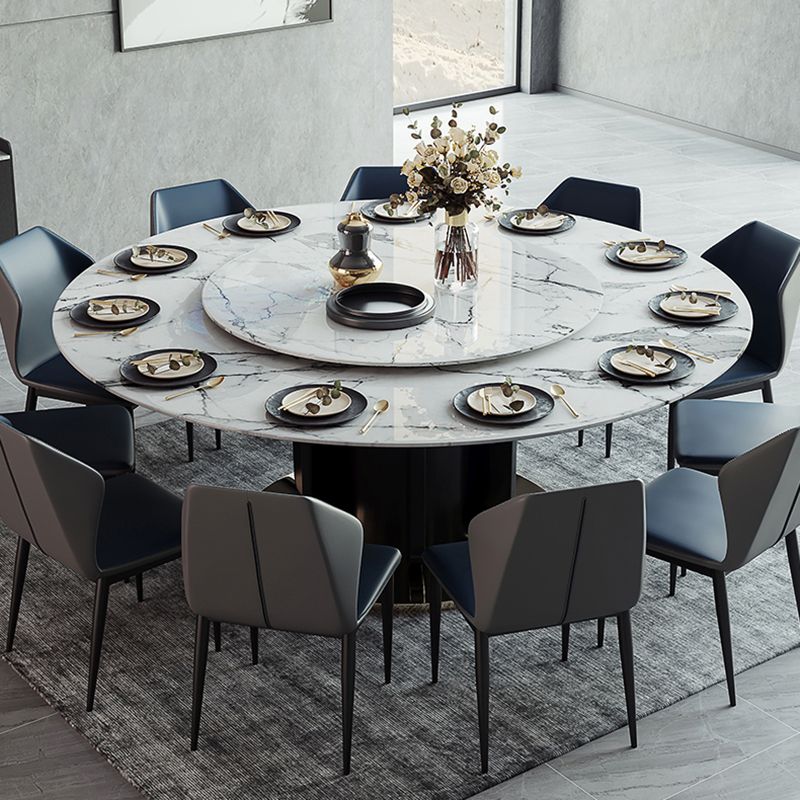 Glam Home Convertible Dining Table Home Round Pedestal Table Clearhalo 'Dining Tables & Seating' 'Dining Tables' 'dining_table' 'furn' 'furn_dining_table' 'Furniture' 'furniture_dining_table' 'Kitchen & Dining Furniture' 'kitchen' 'kitchen_dining_table' 1200x1200_6fd2d057-53a0-44c3-b6af-4ec3d6a02e3d