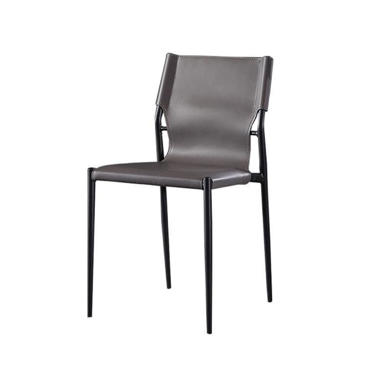 Industrial Chairs Dining Armless Chairs for Kitchen with Metal Legs Clearhalo 'Dining Chairs' 'Dining Tables & Seating' 'dining_chair' 'furn' 'furn_dining_chair' 'Furniture' 'furniture_dining_chair' 'Kitchen & Dining Furniture' 1200x1200_6fd44577-4d9c-4873-8906-2ce3ffbd39d0