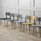 Contemporary Style Dining Chair Armless Dining Chairs with Wooden Legs for Kitchen