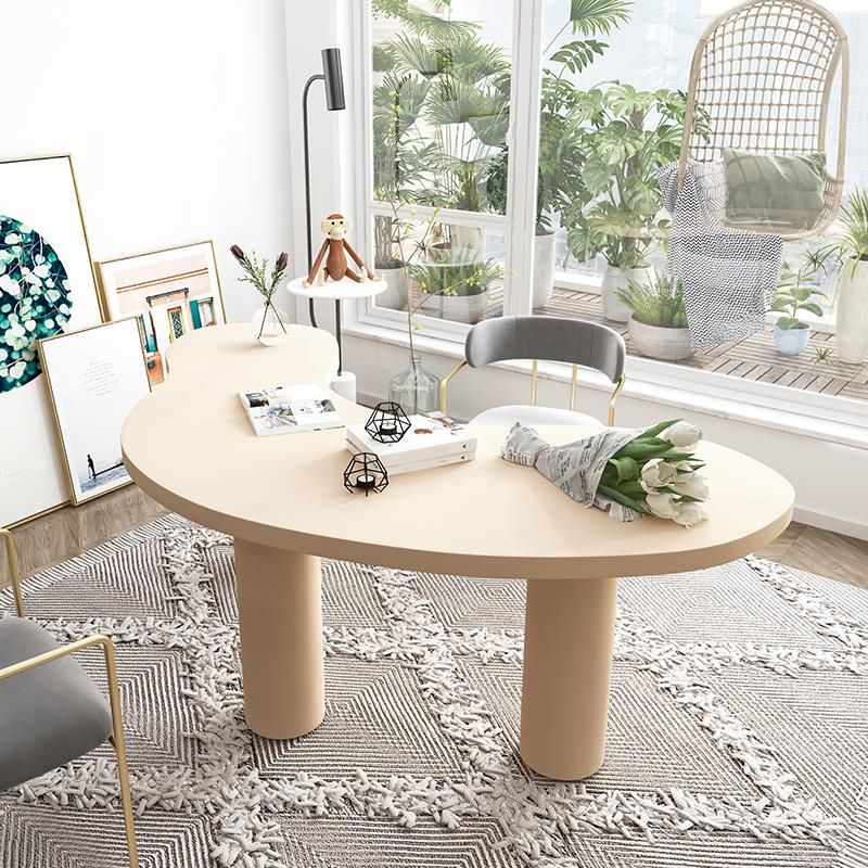 Home eigentijdse schrijfbureau massief hout bureau met benen