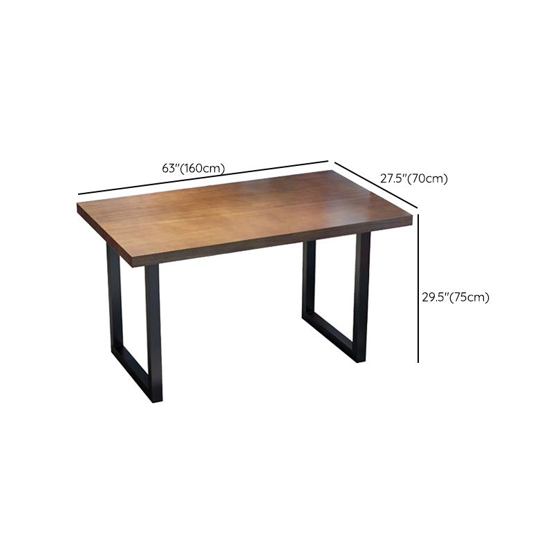 Brown Solid Wood Furniture with Chairs 1/2/3/5 Pcs Industrial Dinette Set Clearhalo 'Dining Room Sets' 'Dining Tables & Seating' 'dining_room_set' 'furn' 'furn_dining_room_set' 'Furniture' 'Kitchen & Dining Furniture' 1200x1200_6fd7716e-2d0b-41fe-95f0-f2f8364ffa0d