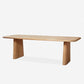 Contemporary Dining Table Natural Solid Wood Dining Table with Double Pedestal Clearhalo 'Dining Tables & Seating' 'Dining Tables' 'dining_table' 'furn' 'furn_dining_table' 'Furniture' 'furniture_dining_table' 'Kitchen & Dining Furniture' 'kitchen' 'kitchen_dining_table' 1200x1200_6fd784ac-3ef5-4f95-ad19-3d0f6a2095ef
