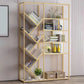Modern Vertical Etagere Bookshelf Metal Frame Manufactured Wood Shelf Bookcase Clearhalo 'Bookcases' 'Furniture' 'furniture_bookcases' 'Office Furniture' 1200x1200_6fd8a435-f599-476c-9b54-e50ac2ae7c1d
