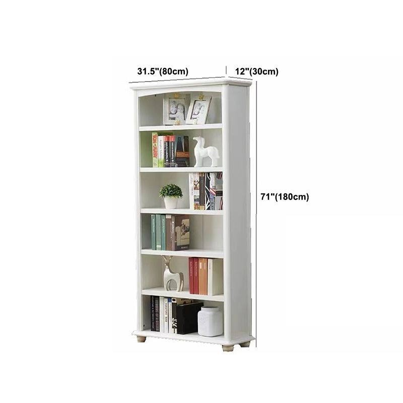 Scandinavian Wood Bookshelf Home Office Closed Back Bookcase Clearhalo 'Bookcases' 'furn' 'furn_bookcases' 'Furniture' 'Office Furniture' 1200x1200_6fd908b5-44ed-4844-b32c-e2fdab3031be