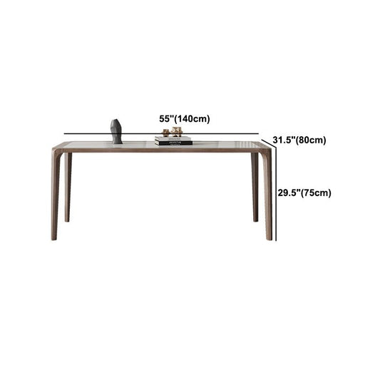 Contemporary Style Sintered Stone Rectangle Table Set 1/4/5/7 Pieces Dining Set Clearhalo 'Dining Room Sets' 'Dining Tables & Seating' 'dining_room_set' 'furn' 'furn_dining_room_set' 'Furniture' 'Kitchen & Dining Furniture' 1200x1200_6fdaf189-a53b-44bd-ad0f-62dadaf7722b