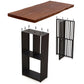 Solid Wood Bar Dining Table Industrial Bar Dining Table with Double Pedestal Base Clearhalo 'Bar Furniture' 'Bar Tables' 'bar_tables' 'furn' 'furn_bar_tables' 'Furniture' 'furniture_bar_tables' 'Kitchen & Dining Furniture' 1200x1200_6fdb3674-b700-44f1-b3b7-7958e8db325b