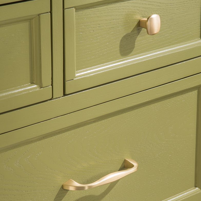 Commode de rangement horizontale Glam en bois d'hévéa sans miroir