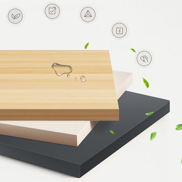 White Wood Double Door Industrial Wardrobe 5 Shelves Cabinet