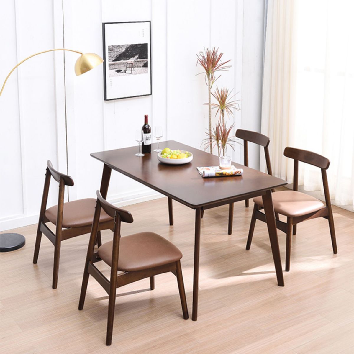 Contemporary Wood Indoor Open Back Side Chair of 18'' Wide Dining Chair Clearhalo ' kitchen&dining_furn' 'Dining Chairs' 'Dining Tables & Seating' 'dining_chair' 'furn' 'furn_dining_chair' 'Furniture' 'furniture_dining_chair' 'Kitchen & Dining Furniture' 'kitchen' 1200x1200_6fdf10b8-5fc8-4d32-9ea6-c5bb0fa25191