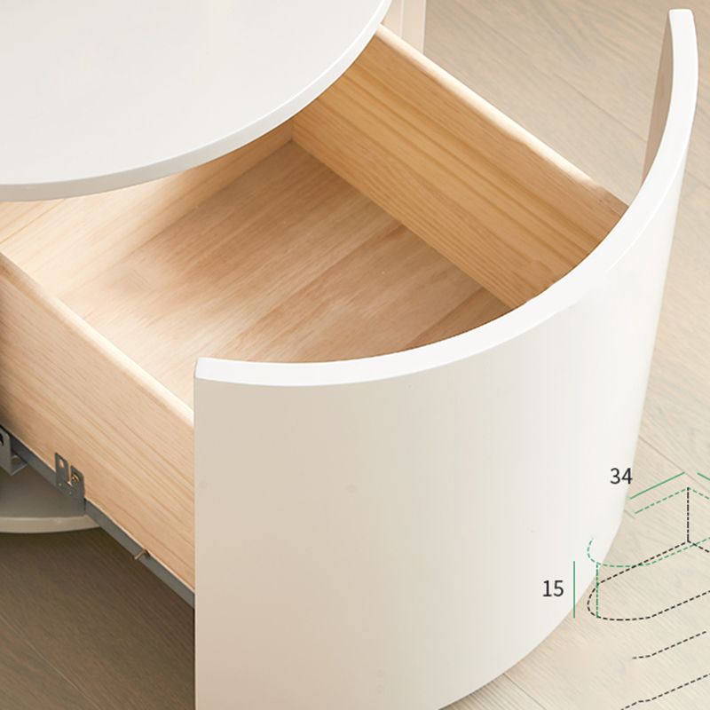 Table nause de nuit de lit moderne en bois table de chevet de table avec tiroir