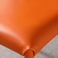 Modern Metal Dining Room Chair Armless Leather Side Chair for Home Use
