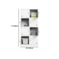 Metal Contemporary Cabinet for Home White Steel Storage Cabinet Clearhalo 'Armoires & Wardrobes' 'armoires_wardrobes' 'Bedroom Furniture' 'furn' 'furn_armoires_wardrobes' 'Furniture' 1200x1200_6fe38407-2440-4734-b72f-0000f345cdf4