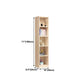 Scandinavian Pine Wood Standard Bookshelf Closed Back Vertical Bookshelf Clearhalo 'Bookcases' 'Furniture' 'furniture_bookcases' 'Office Furniture' 1200x1200_6fe539e4-70a5-4008-83e4-afebbd994ef2