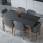 Modern Dining Table with Ash Wood Legs Rectangle Dinette Table Clearhalo 'Dining Tables & Seating' 'Dining Tables' 'dining_table' 'furn' 'furn_dining_table' 'Furniture' 'Kitchen & Dining Furniture' 1200x1200_6fe56d6c-e814-4768-95b7-5cb170a67277