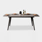 Metal Contemporary Rectangular Dining Table Sintered Stone Table for Kitchen and Dining Room Clearhalo ' dining_table' 'Dining Tables & Seating' 'Dining Tables' 'furn' 'furn_dining_table' 'Furniture' 'furniture_dining_table' 'Kitchen & Dining Furniture' 'kitchen&dining_furn' 'kitchen' 'kitchen_dining_table' 1200x1200_6fe5a85d-1487-4ac1-8dc1-c95a73f6766f