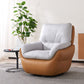 Recliner a Wingback contemporanea Base girevole in metallo interno reclinabile