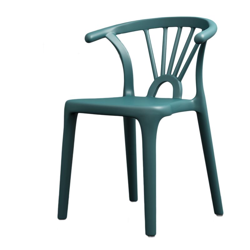 Scandinavian Plastic Side Chair Indoor-Outdoor Windsor Back Chair Clearhalo 'Dining Chairs' 'Dining Tables & Seating' 'dining_chair' 'furn' 'furn_dining_chair' 'Furniture' 'furniture_dining_chair' 'Kitchen & Dining Furniture' 1200x1200_6fe81623-6b00-4580-8bc1-f8e2be271e82