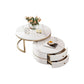 Modern Coffee Table Frame 2 Piece Nesting Tables with Golden Legs Clearhalo 'Coffee & Accent Tables' 'Coffee Tables' 'coffee_tables' 'furn' 'furn_coffee_tables' 'Furniture' 'Living Room Furniture' 1200x1200_6fe86f0e-b9b4-4e6d-a829-5c01911d72c2
