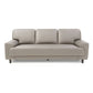 Contemporary Pillow Back Couch Leather Sofa with Solid Wood Legs Clearhalo 'Furniture' 'furniture_sofas' 'Living Room Furniture' 'Sofa' 'sofas' 1200x1200_6fe97964-60ce-48c5-960f-2064a009f4b0