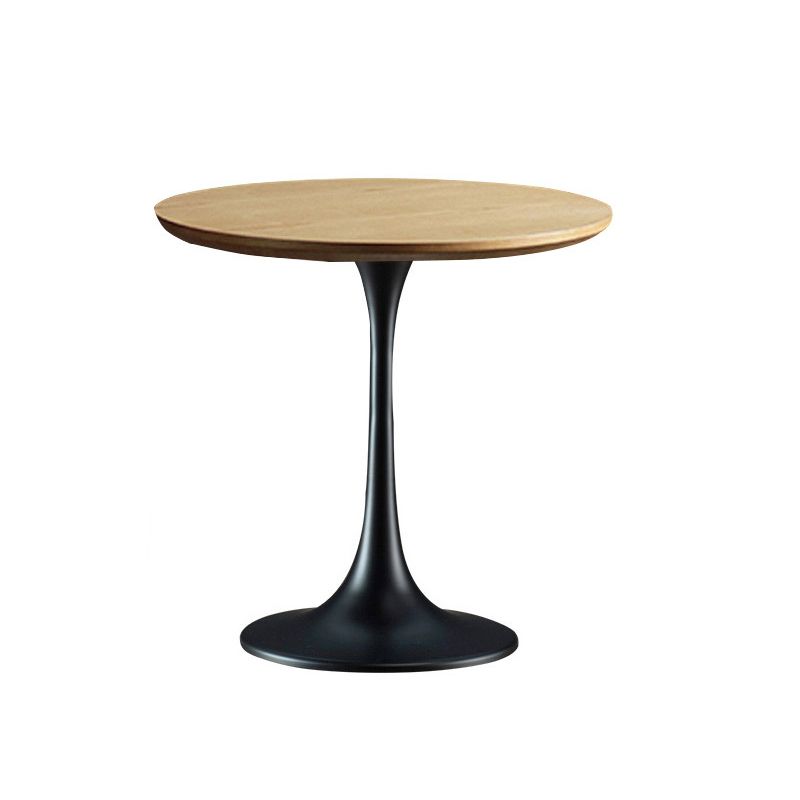 Pedestal Base Design Cocktail Table Round Coffee Table Made of Solid Wood Clearhalo 'Coffee & Accent Tables' 'End & Side Tables' 'end_side_table' 'end_side_tables' 'furn' 'furn_end_side_tables' 'Furniture' 'furniture_end_side_table' 'Living Room Furniture' 1200x1200_6feac3c0-81a5-4b92-8aaa-df096a45843d