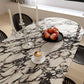Oval Industrial Dinner Room Kitchen Table Double Pedestal Dining Table Clearhalo 'Dining Tables & Seating' 'Dining Tables' 'dining_table' 'furn' 'furn_dining_table' 'Furniture' 'Kitchen & Dining Furniture' 1200x1200_6feb1427-62c7-4966-af22-42fe9922f0f6