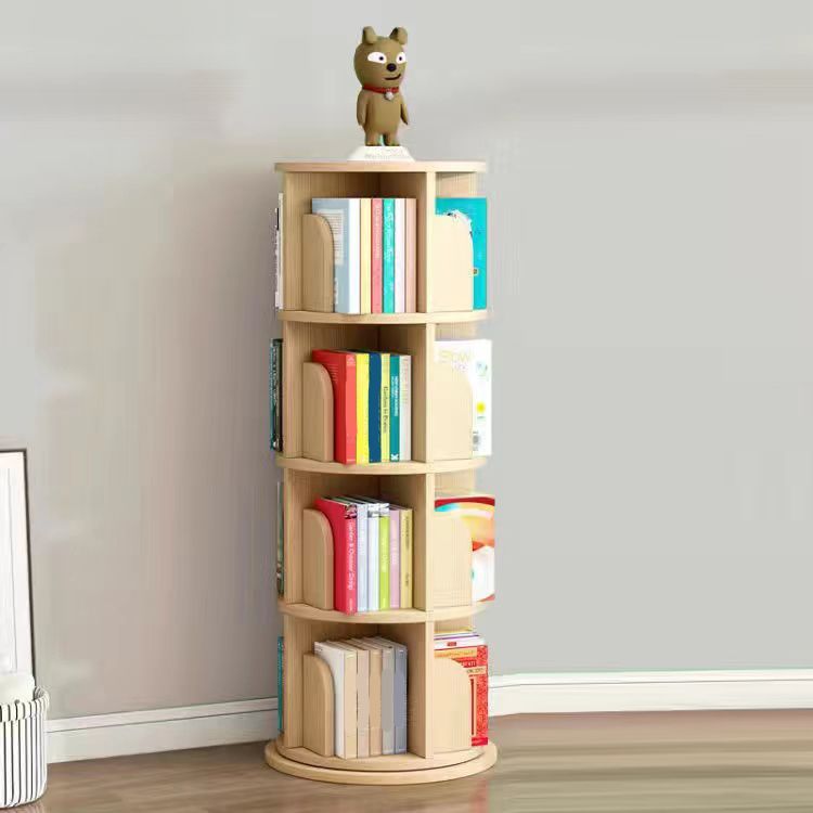 Scandinavian Style Bookshelf Closed Back Solid Wood Bookcase for Home Office Study Room Clearhalo 'Bookcases' 'furn' 'furn_bookcases' 'Furniture' 'furniture_bookcases' 'kitchen' 'kitchen_bookcases' 'Living Room Furniture' 'Office Furniture' 1200x1200_6fec2ece-c250-4486-b4b0-5c573835dfd0