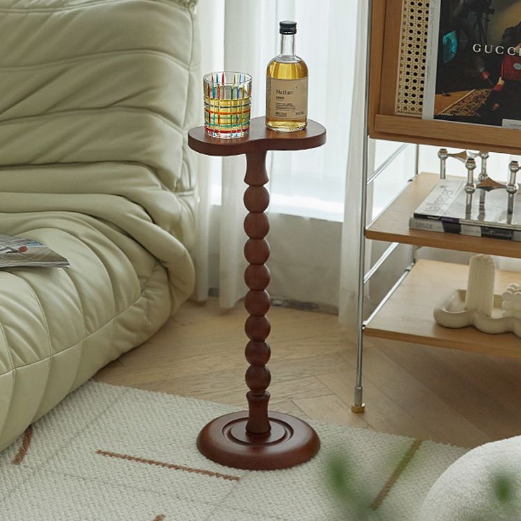 Traditional Wood End Table Sled Black/Brown Side End Snack Table Clearhalo 'Coffee & Accent Tables' 'End & Side Tables' 'end_side_tables' 'furn' 'furn_end_side_tables' 'Furniture' 'Living Room Furniture' 1200x1200_6fed301b-4a41-4782-8b8f-72b23b8685bc