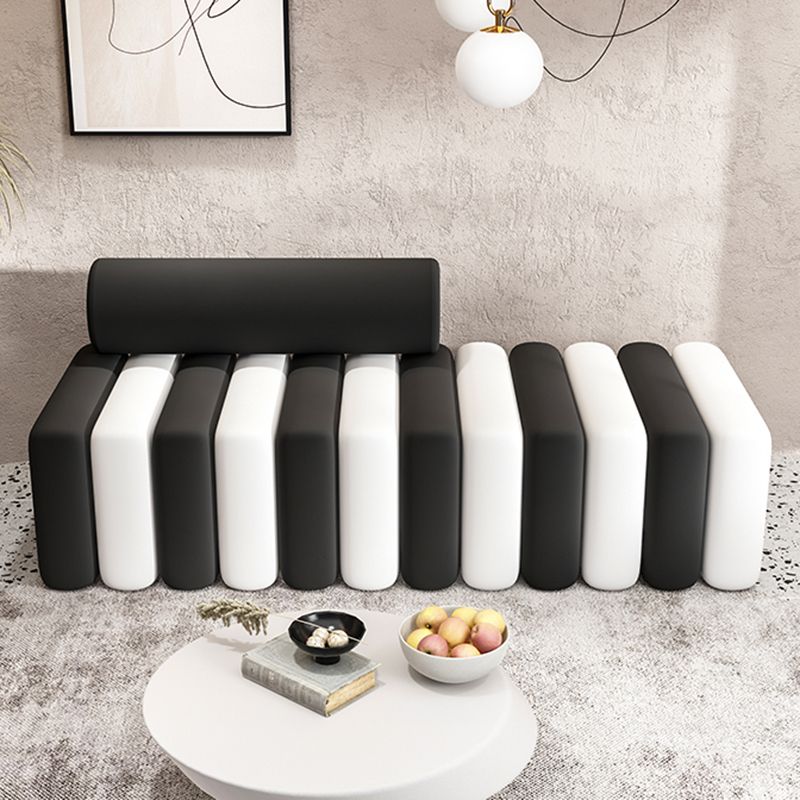 Velvet Contemporary Standard Sofa Armless Sofa for Living Room, Apartment Clearhalo 'furn' 'furn_sofas' 'Furniture' 'Living Room Furniture' 'Sofa' 'sofas' 1200x1200_6fefbe3e-6367-4d8f-a1fa-b4b850f0ceb8