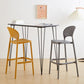 Nordic Plastic Simple Stackable Barstool Indoor Tall Stool with Saddle Seat Clearhalo 'Bar Furniture' 'Bar Stools' 'bar_stools' 'furn' 'furn_bar_stools' 'furniture_bar_stools' 'Kitchen & Dining Furniture' 'kitchen&dining_furn' 'kitchen' 'kitchen_furn' Furniture' 1200x1200_6ff0208f-0333-4fc8-b1a6-fb2af3932a90