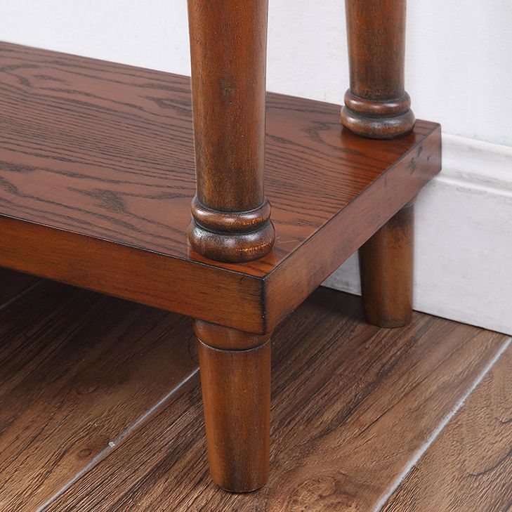 Tavolo da tavolo da rettangolo di rettangolo di legno di campagna francese tavolo di divano per sala