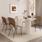 Modern Dining Table Sintered Stone Table with Wood Legs for Home Use Clearhalo 'Dining Tables & Seating' 'Dining Tables' 'dining_table' 'furn' 'furn_dining_table' 'Furniture' 'Kitchen & Dining Furniture' 1200x1200_6ff751fc-70eb-4703-bdae-52b45a7bbf06