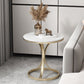 Modern Faux Marble Top End Table 21.6 "Tall Pedestal End Table Clearhalo 'Coffee & Accent Tables' 'End & Side Tables' 'end_side_table' 'end_side_tables' 'furn' 'furn_end_side_tables' 'Furniture' 'furniture_end_side_table' 'Living Room Furniture' 1200x1200_6ff94839-1937-40b6-9cb3-e3885e3b9052