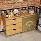 Sideboard in stile moderno Sideboard a 3 cassetti con porta scorrevole per soggiorno