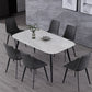 Dining Room Upholstered Chair Black Legs Parsons Dining Chair