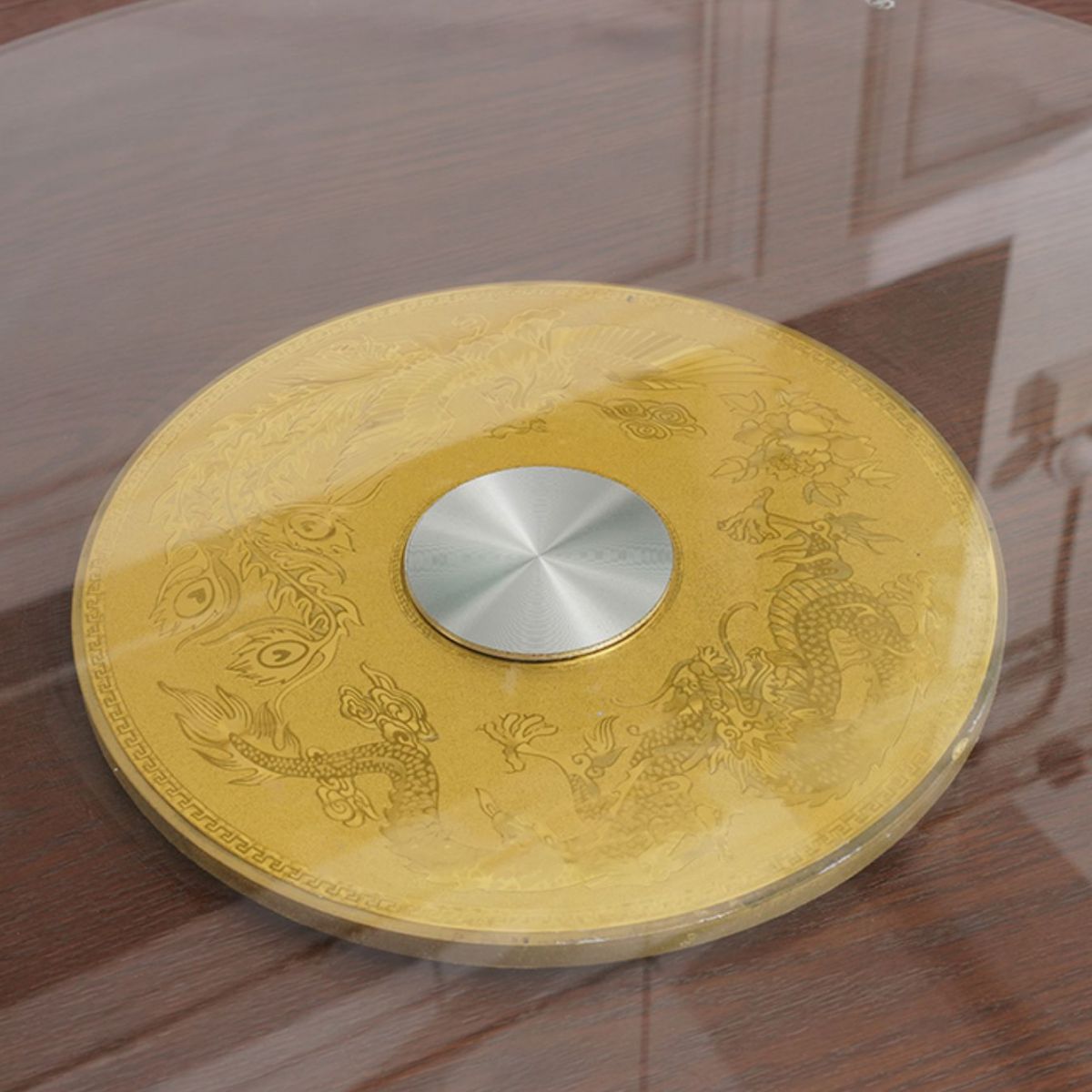 Round Folding Table Tripod Base Dining Table for Kitchen Dining Room