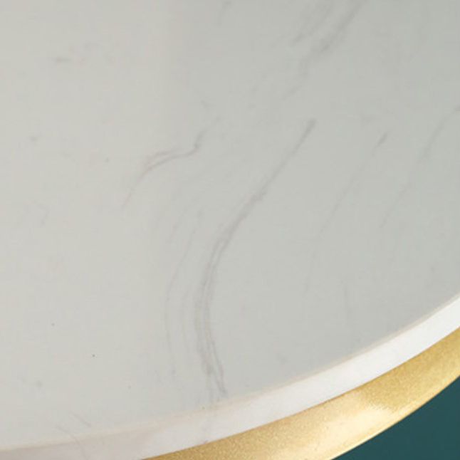 Stile glam 1/3 pezzi Set da tavolo da barra in marmo artificiale Set da tavolo fisso