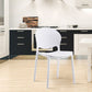 Contemporary Style Dining Chairs Armless Dining Chairs with Plastic Legs for Kitchen Clearhalo 'Dining Chairs' 'Dining Tables & Seating' 'dining_chair' 'furn' 'furn_dining_chair' 'Furniture' 'Kitchen & Dining Furniture' 1200x1200_6ffe1155-cb3b-47a9-be79-d44097aa244e