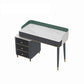 Vanity Set with 2 Storage Drawers Green Make-up Vanity, 15.74" Wide